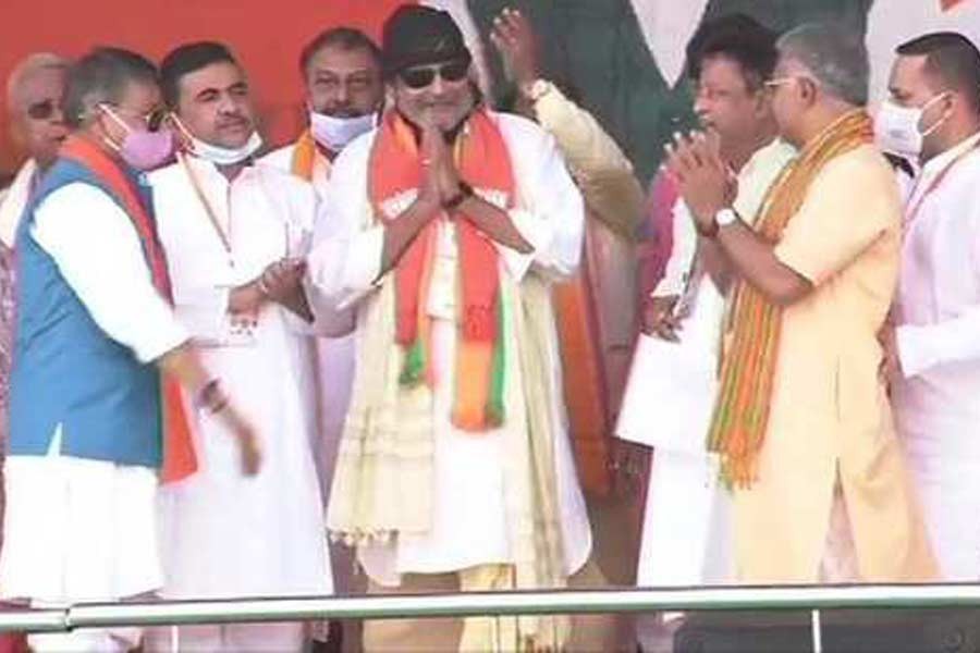 Actor Mithun Chakraborty joins India’s ruling BJP