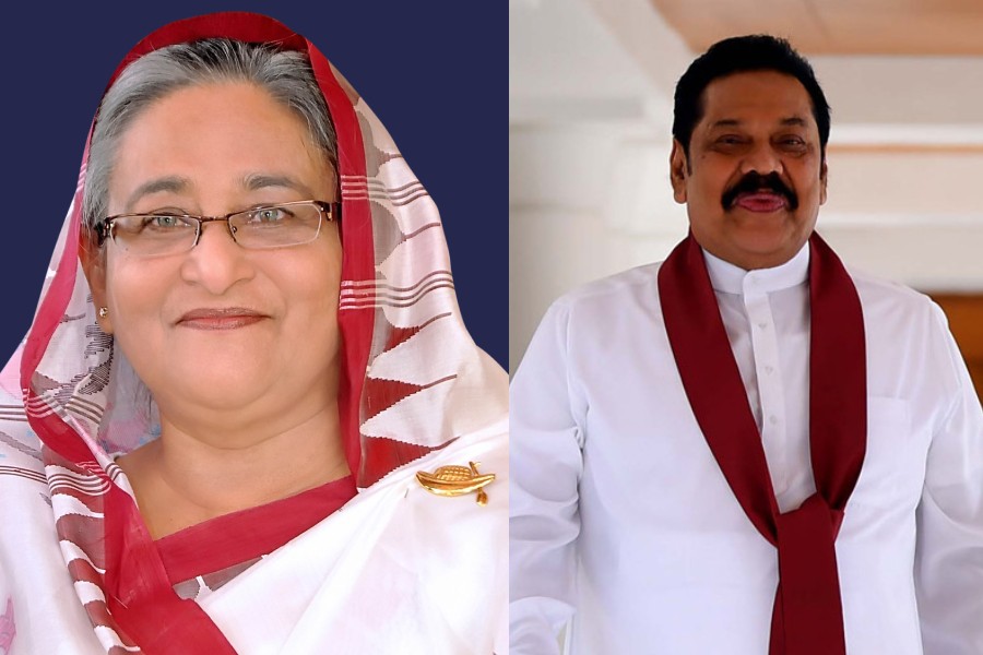 Hasina, Rajapaksha hold bilateral talks