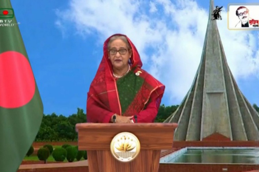 PM for building hunger, illiteracy free Bangladesh