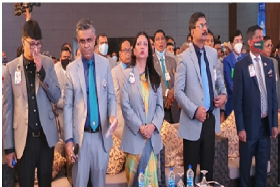 Rotary Governor M. Rubayet Hossain, Governor elect Barrister Mutashin Billah Farooqi and other leaders were attended at the training sessions of Rotary International.