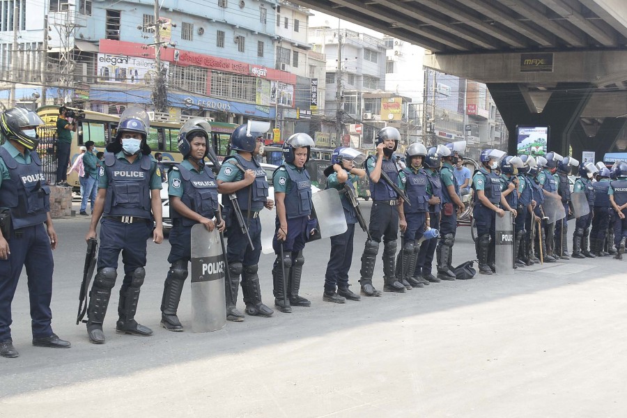 A clash involving Hefazat supporters and police left four people dead and at least 15 others injured at Hathazari in Chattogram on Friday - Photo: Collected