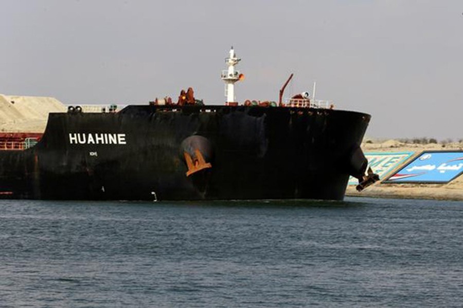 Ship Ever Given, one of the world's largest container ships, is seen after it was fully floated in Suez Canal, Egypt March 29, 2021. REUTERS