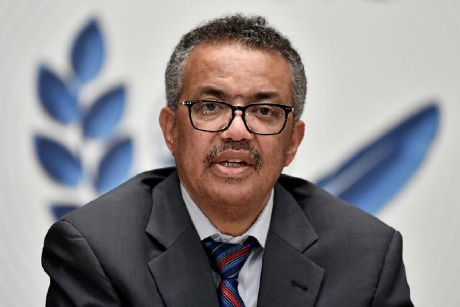 World Health Organization (WHO) Director-General Tedros Adhanom Ghebreyesus is seen in this undated Reuters photo