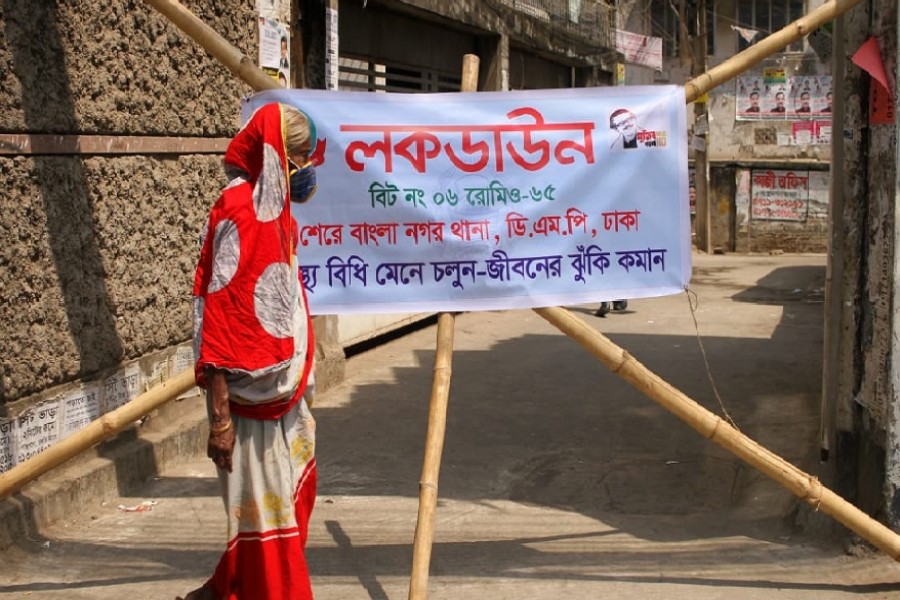 Dhaka streets largely deserted on third day of lockdown