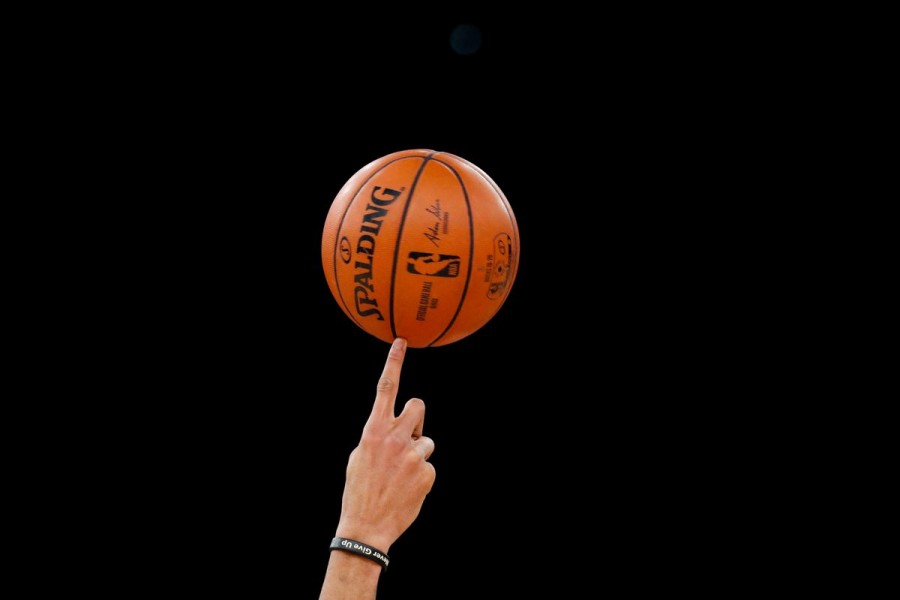 Milwaukee Bucks forward Giannis Antetokounmpo's hand is seen as he plays with the ball during the training ahead of the NBA Paris Game 2020 in Paris, France, January 23, 2020 — Reuters/Files