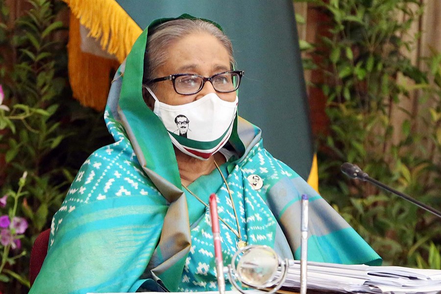 File photo of Prime Minister Sheikh Hasina