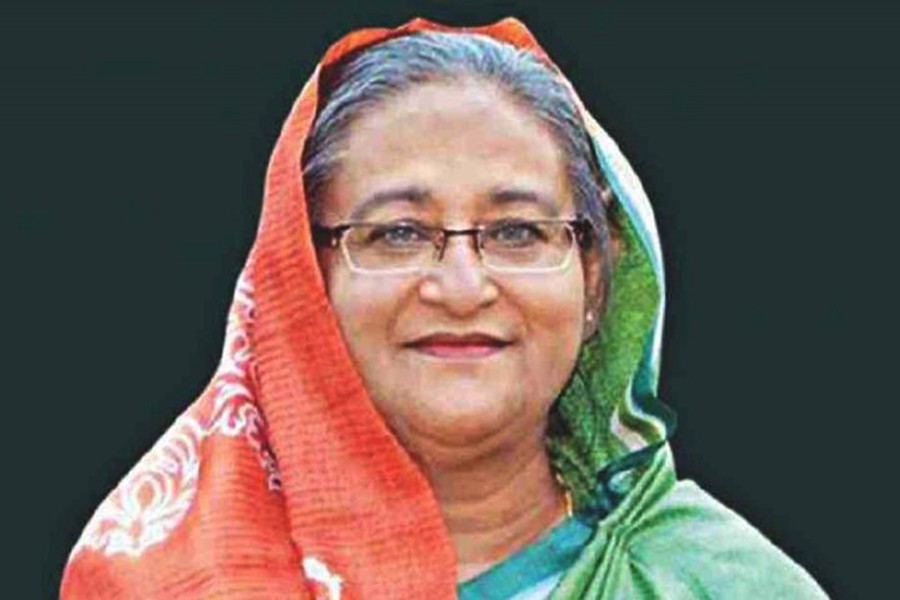 File photo of Prime Minister Sheikh Hasina