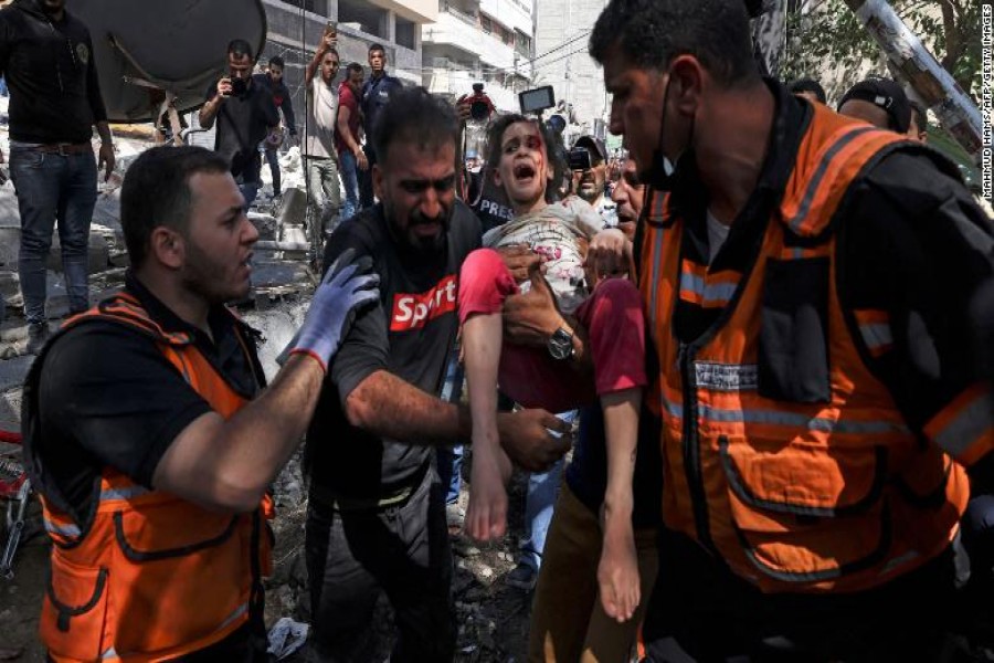 Israel-Palestinian conflict marks its deadliest day as scenes of horror unfold in Gaza