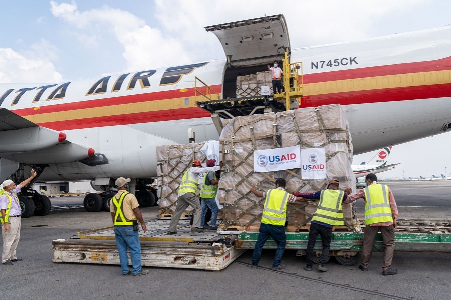 US delivers second shipment of emergency medical supplies