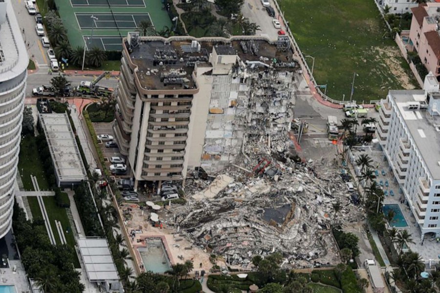 Death toll rises to four from Miami building collapse with 159 still missing