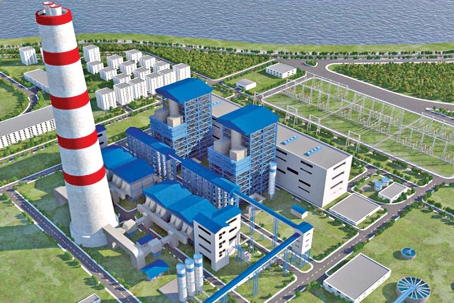 A view of the model of Rampal Thermal Power Plant — FE photo