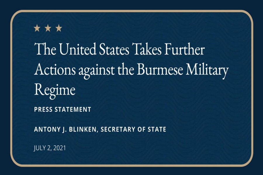 US takes further actions against Burmese military regime   