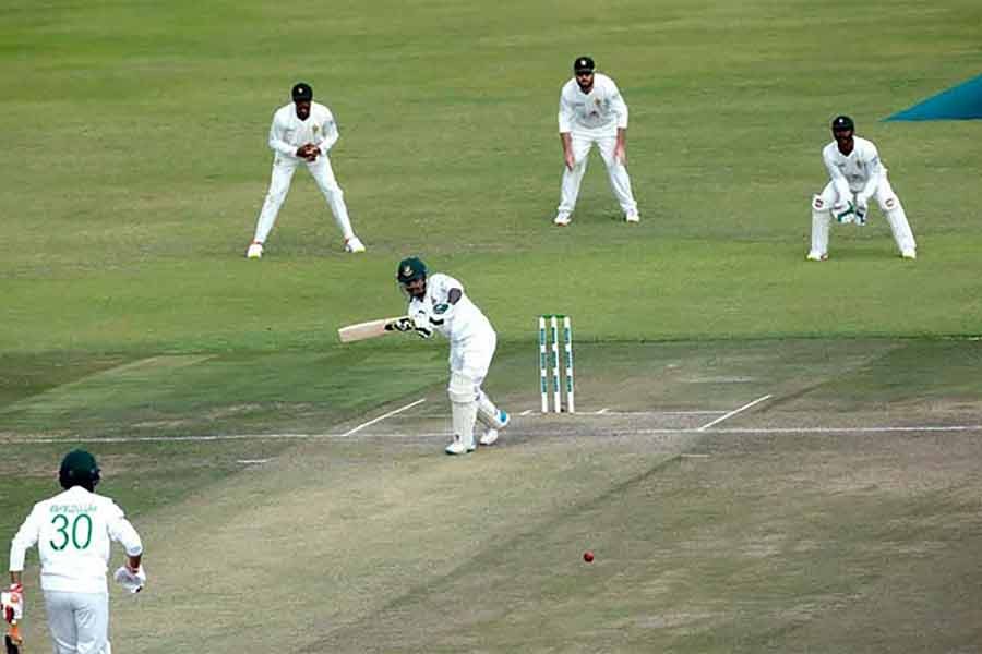 Liton Das falls five runs short of maiden Test century