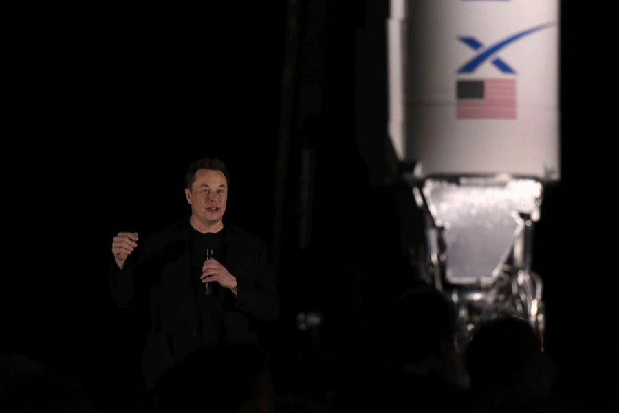 SpaceX's Elon Musk gives an update on the company's Mars rocket Starship in Boca Chica, Texas US on September 28, 2019 — Reuters/Files