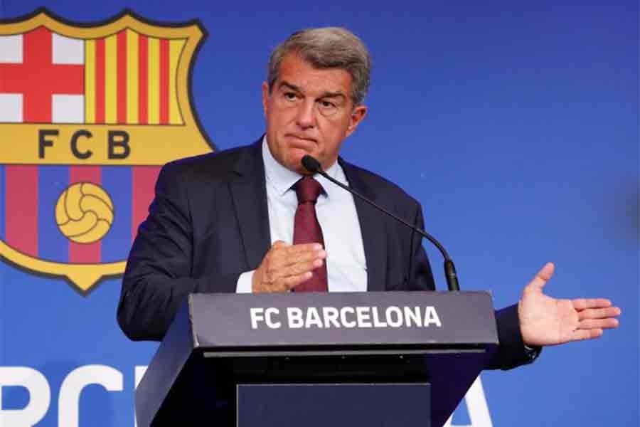 FC Barcelona President Joan Laporta