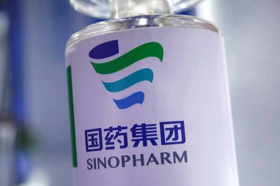 Signage of Sinopharm is seen at the 2020 China International Fair for Trade in Services (CIFTIS), following the Covid-19 outbreak, in Beijing, China on Sept 5, 2020 — Reuters/Files