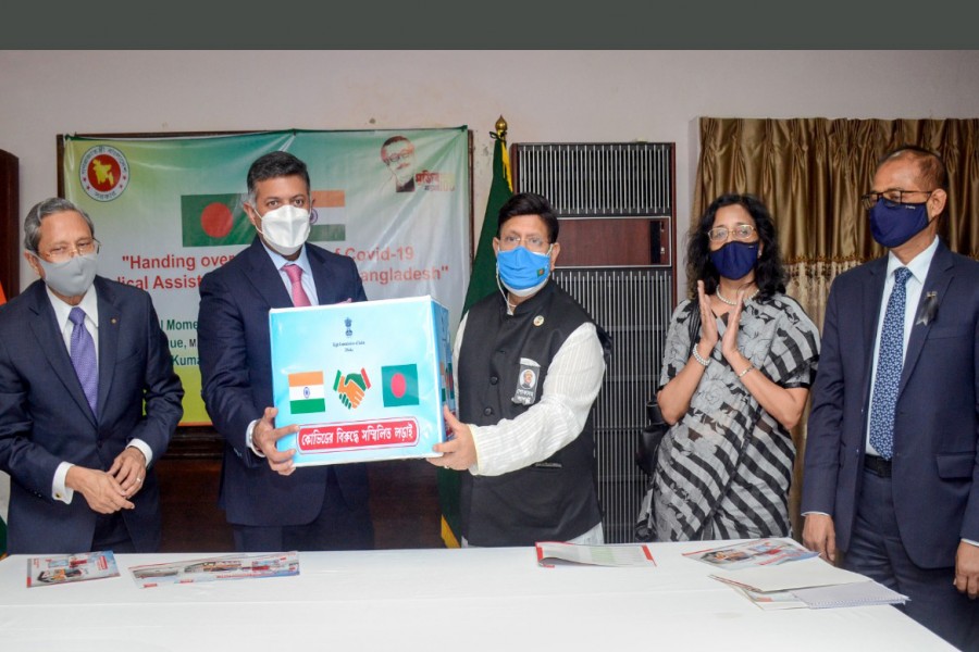 Bangladesh receives 31 life support ambulances, medical equipment from India