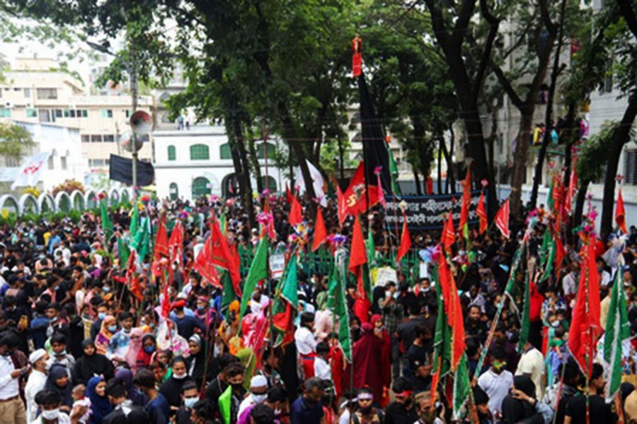 Holy Ashura being observed