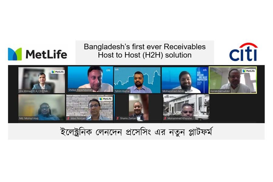 Bangladesh’s first electronic payment processing platform introduced by Citibank, MetLife   