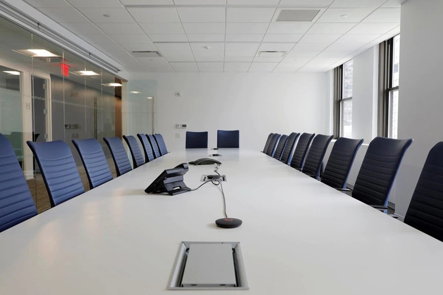 A boardroom is seen in an office building in Manhattan, New York City, New York, US on May 24, 2021 — Reuters/Files