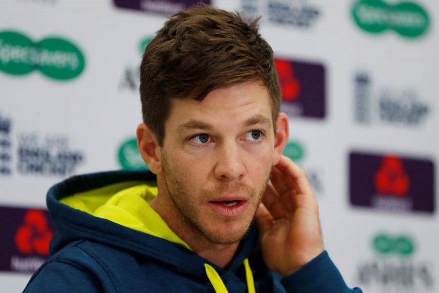 Australia's Tim Paine during a press conference — Action Images via Reuters