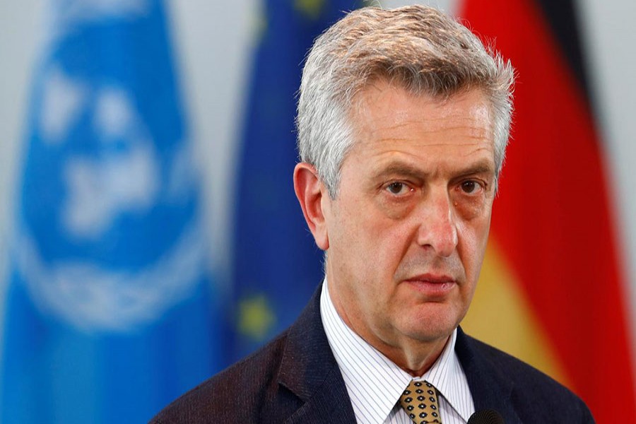 United Nations High Commissioner for Refugees (UNHCR) Filippo Grandi talking during an interview in Turkey on Friday –Reuters photo