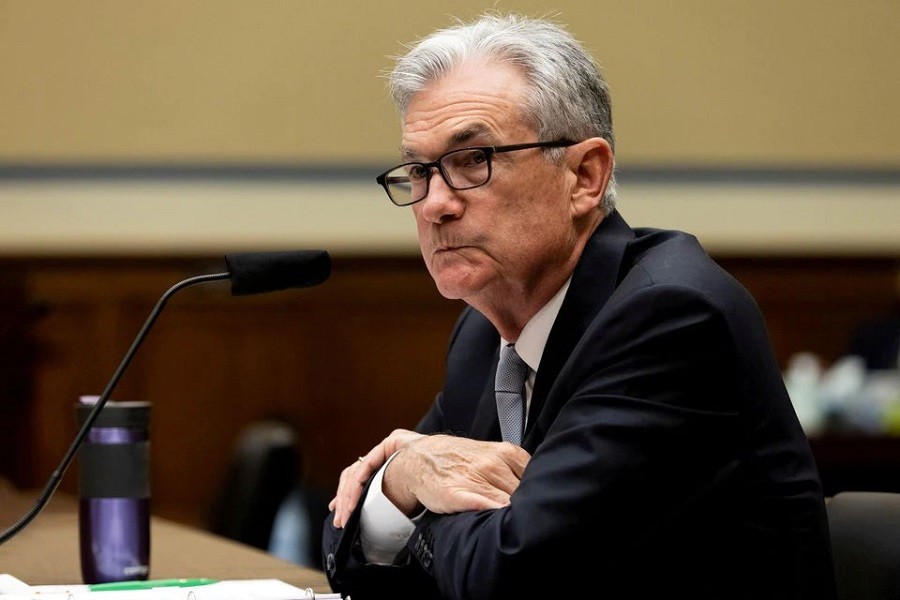 Federal Reserve Chair Jerome Powell testifies during a US House Oversight and Reform Select Subcommittee hearing on coronavirus crisis, on Capitol Hill in Washington, US, June 22, 2021 — Graeme Jennings/Pool via Reuters