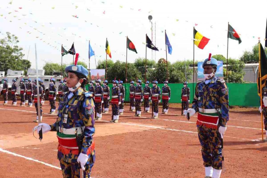 140 Bangladeshi Police officers in Mali get UN Peacekeeping Medal