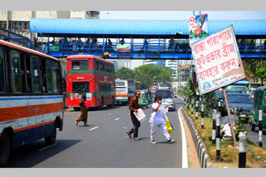 Foot overbridge conundrum