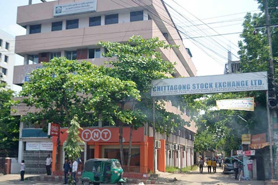 File photo of Chittagong Stock Exchange