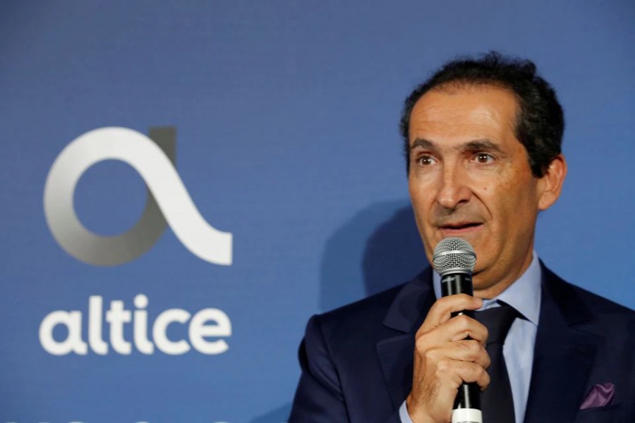 Patrick Drahi, Franco-Israeli businessman and founder of cable and mobile telecoms company Altice Group attends the inauguration of the Altice Campus in Paris, France on October 9, 2018 — Reuters/Files