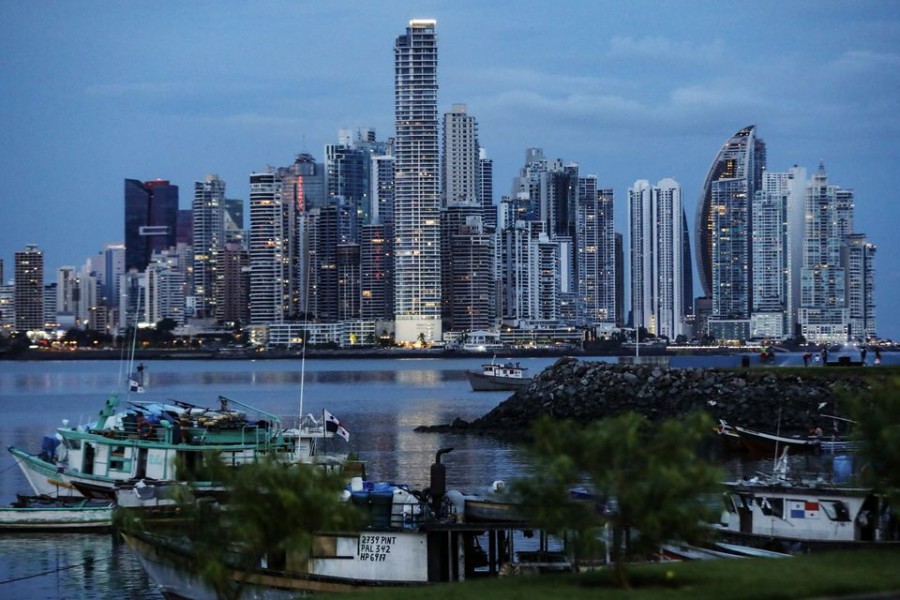 A general view shows buildings in Panama City, Panama October 3, 2021 -- Reuters/Aris Martinez