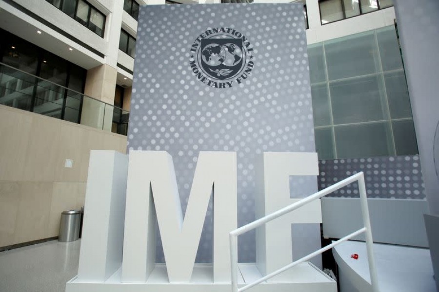 International Monetary Fund logo is seen inside the headquarters at the end of the IMF/World Bank annual meetings in Washington, US on October 9, 2016 — Reuters/Files