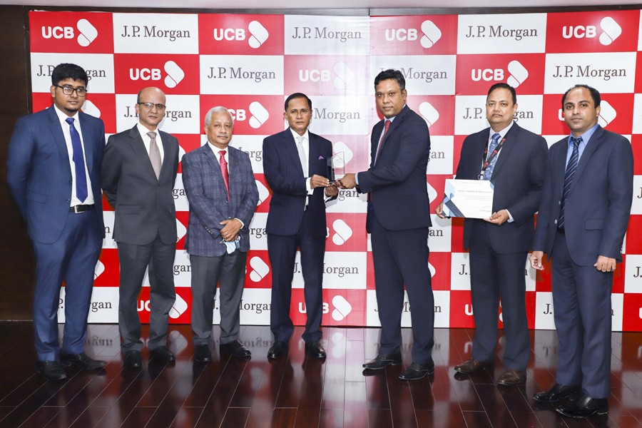 UCB gets 2021 US Dollar Clearing MT202 Quality Recognition Award