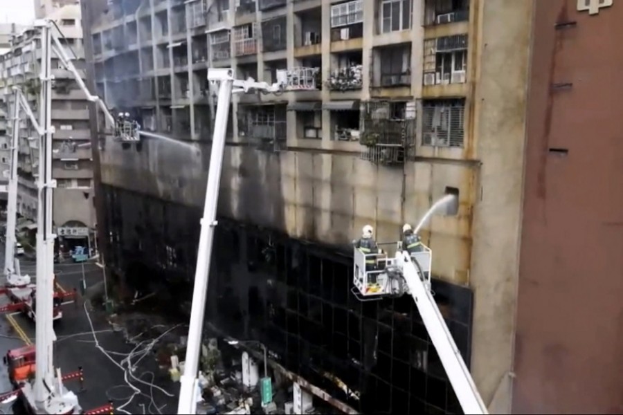 At least 46 killed in Taiwanese apartment building inferno