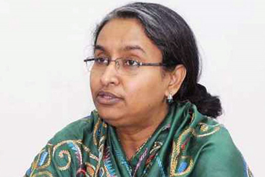 File photo of Education Minister Dipu Moni