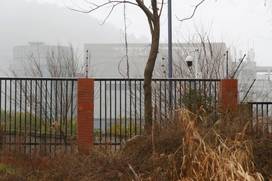 The P4 laboratory of Wuhan Institute of Virology is seen behind a fence during the visit by the World Health Organization (WHO) team tasked with investigating the origins of the coronavirus disease (Covid-19), in Wuhan, Hubei province, China on February 3, 2021 — Reuters/Files