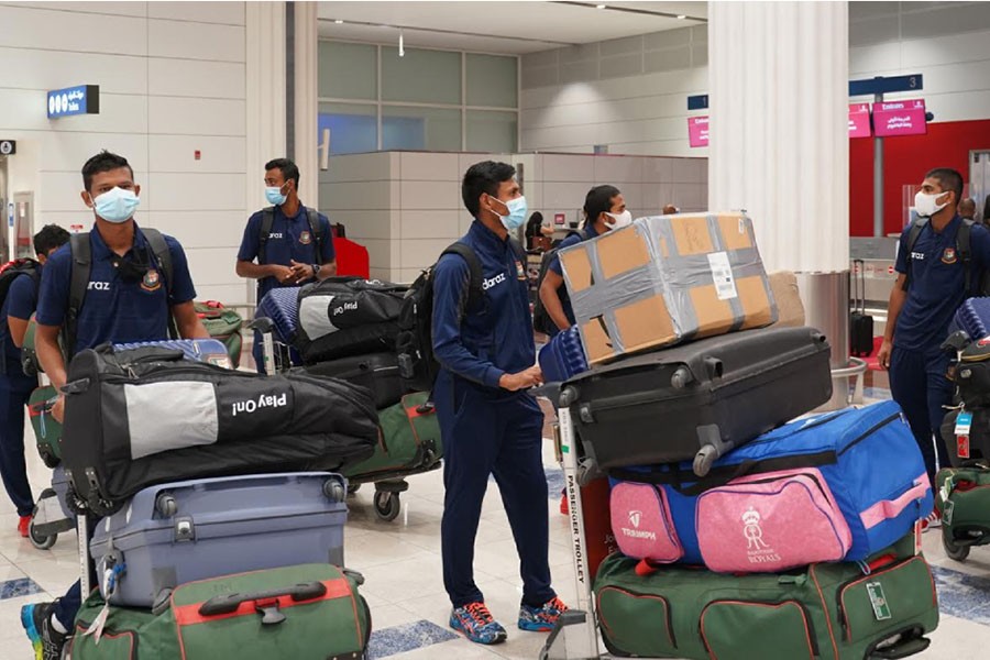 Cricketers return home after dismal performance at T20 World Cup