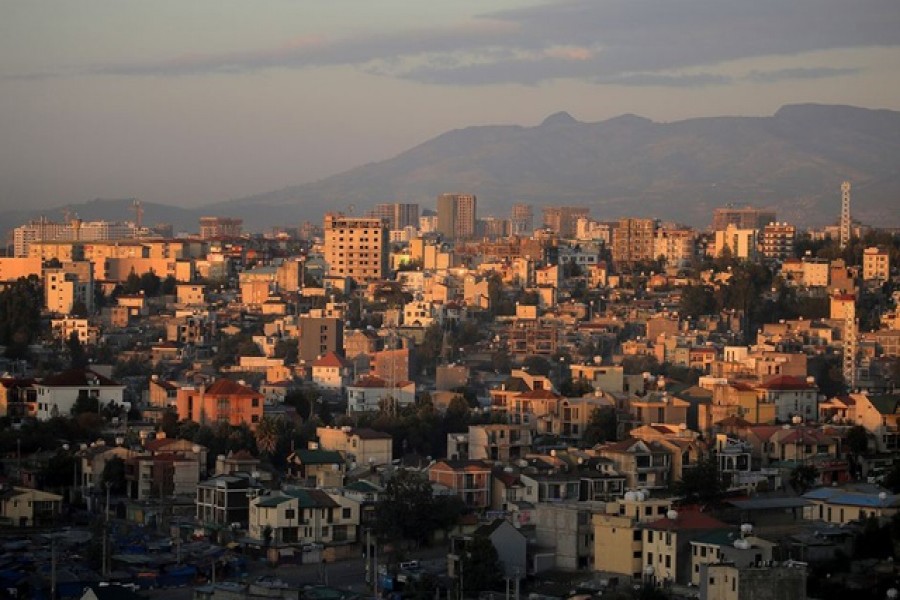 A general view of the skyline of Addis Ababa, Ethiopia November 3, 2021 – Reuters/Tiksa Negeri