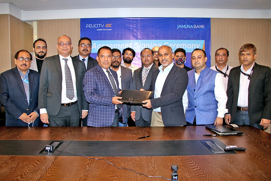 Jamuna Bank signs agreement with Felicity IDC