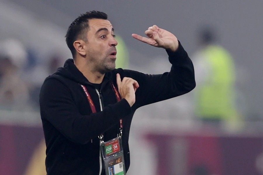 Former Spain international and Barcelona legend Xavi seen in this undated Reuters photo