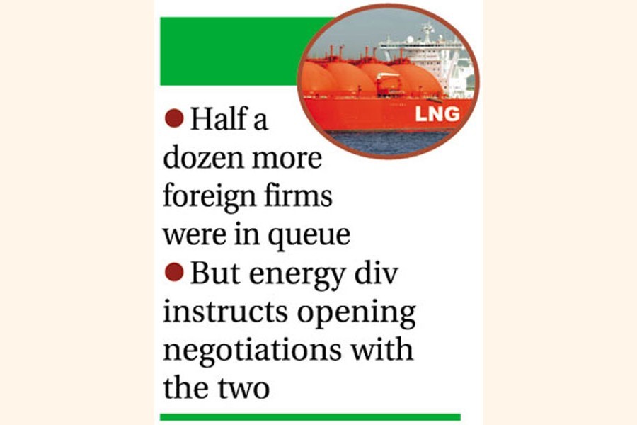 Petrobangla bids for striking LNG deals with Summit, ENOC sans bidding