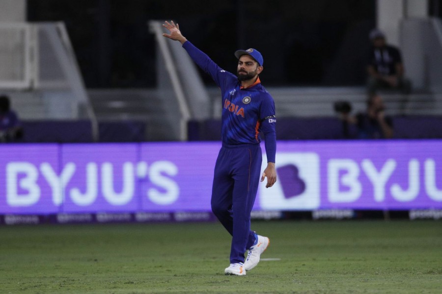 ICC Men's T20 World Cup - Super 12 - Group 2 - India v Namibia - Dubai International Cricket Stadium, Dubai, United Arab Emirates - November 8, 2021 India's Virat Kohli during the match REUTERS/Hamad I Mohammed