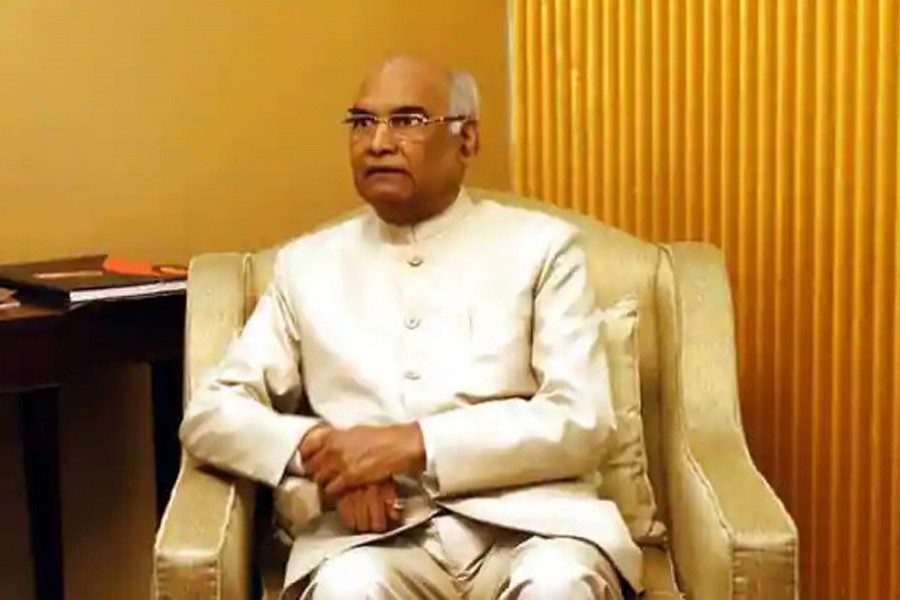 File photo of Indian President Ram Nath Kovind