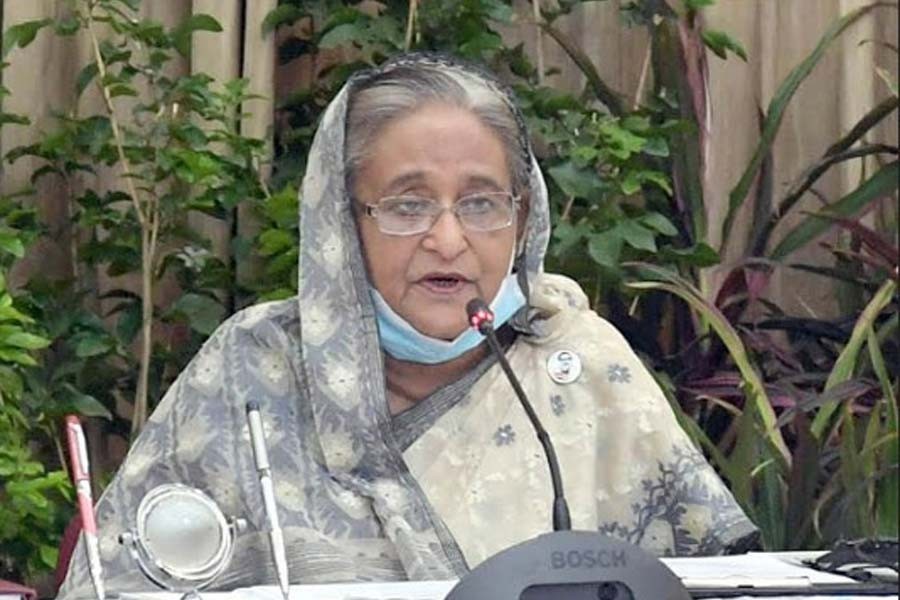 File photo of Prime Minister Sheikh Hasina