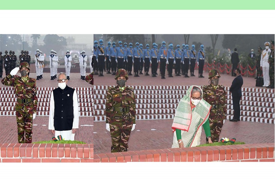 President, PM pay rich tributes to Liberation War martyrs