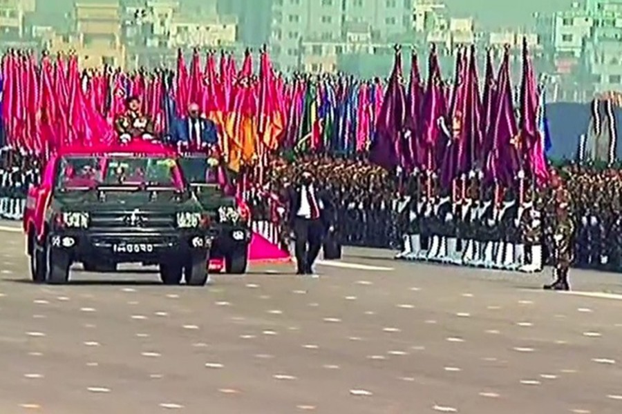 Kovind joins Hamid, Hasina at Victory Day parade