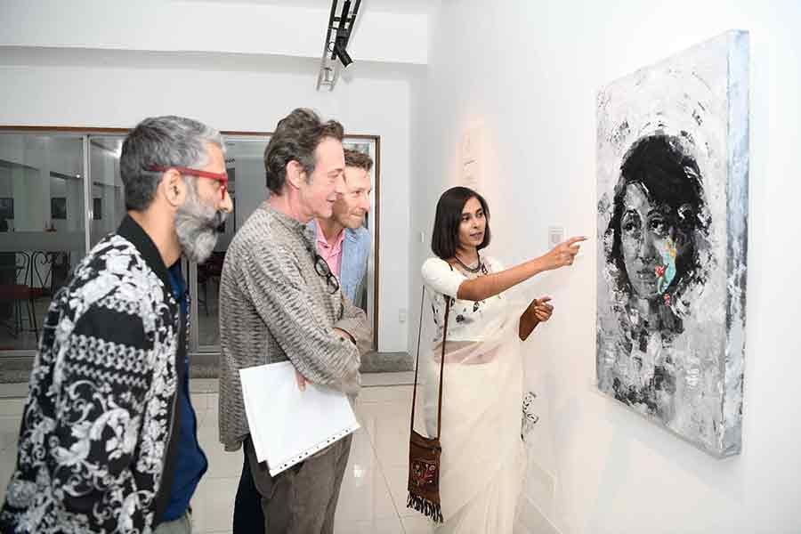 Solo art exhibition begins at Alliance Française de Dhaka