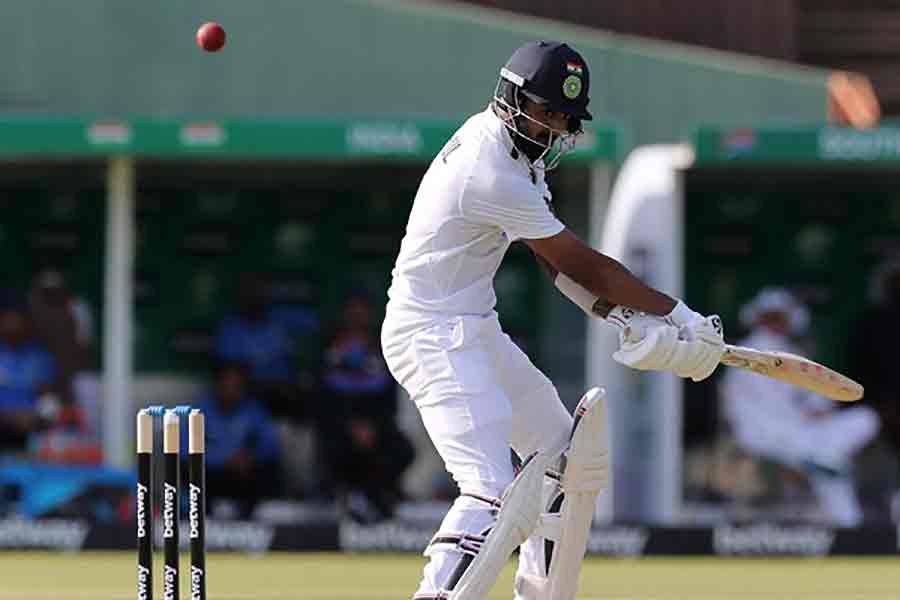 India's KL Rahul in action during a session in their First Test against South Africa in SuperSport Park Cricket Stadium in Pretoria of South Africa on December 26 in 2021 -Reuters file photo