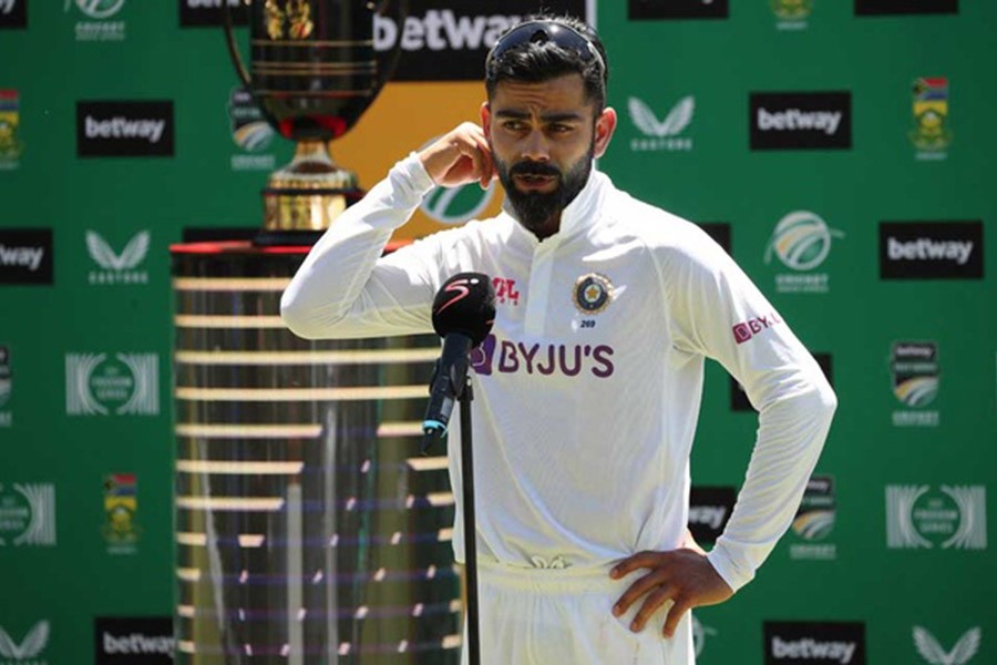 Kohli steps down as India Test captain